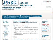 Tablet Screenshot of naric.com